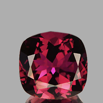 7.00 mm Cushion {1.82ct} Sparkling Natural Raspberry Pink Rhodolite Garnet [Flawless-VVS]
