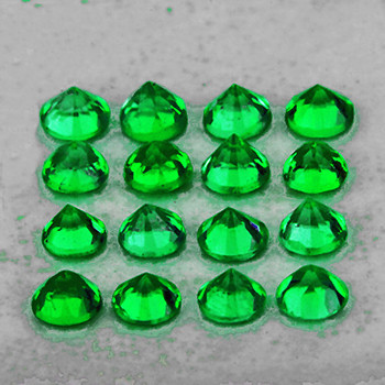 1.20 mm Round 100pcs Sparkling Natural Emerald Green Tsavorite Garnet [VVS]