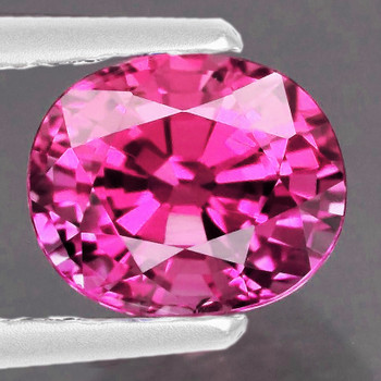 5.5x4.5 mm Oval {0.70ct} Fire Luster Natural Vivid Pink Spinel [Flawless-VVS]