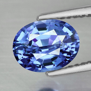 7x5.5 mm Oval {1.10ct} Fire Luster Natural Sparkling Blue Sapphire [Flawless-VVS]
