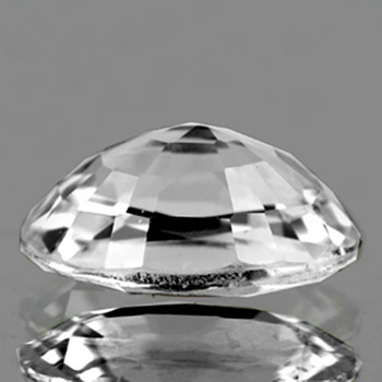 8x6 mm Oval {1.45cts} Top Luster Natural Brilliant White Sapphire [Flawless-VVS]