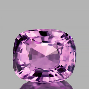 6x5 mm Cushion {1.02ct} Fire Luster Natural SriLanka Unheated Pink Purple Sapphire [Flawless-VVS]-Free Certificate