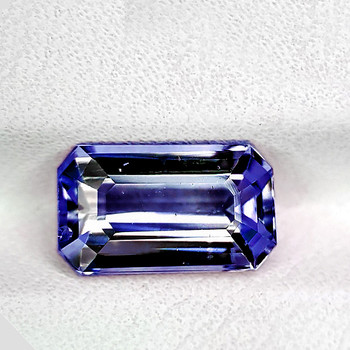 5x3 mm Octagon 1 piece AAA Luster Natural Intense Violet Blue Sapphire [Flawless-VVS]