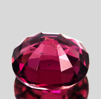 9.5x8.5 mm Oval {3.70cts} Superb Luster Natural Intense Raspberry Pink Rhodolite Garnet [VVS-Eye Clean]-Top Grade