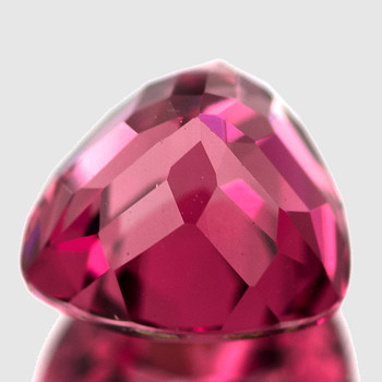 6.00 mm Trillion {1.05cts} Natural Brilliant Raspberry Pink Rhodolite Garnet [Flawless-VVS]
