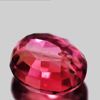10x8 mm Oval {3.37ct} Sparkling Natural Pinkish Orange Tourmaline [VS-SI]-Free Certificate
