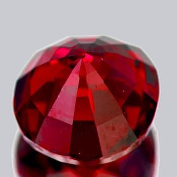 9x8.5 mm Oval {3.87cts} Superb Luster Natural Intense Raspberry Pink Rhodolite Garnet [Flawless-VVS]-Top Grade