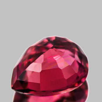11x9 mm Pear {3.37ct} Sparkling Natural Pinkish Orange Tourmaline [Flawless-VVS]-Free Certificate