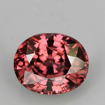 8x7 mm Oval {2.0ct} Sparkling Natural Brilliant Brownish Orange Tourmaline [Flawless-VVS]-Free Certificate