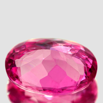 11x8 mm Oval {2.85ct} Sparkling Natural Brilliant Intense Pink Tourmaline [VS]