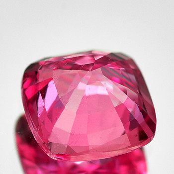 5.50 mm Cushion {1.00ct} Top Luster Natural Intense Pink Sapphire [Flawless-VVS]-Top Grade