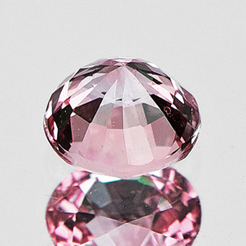 4.00 mm Round Machine Cut 0.32ct Superb Luster Natural Golden Pink Sapphire [Flawless-VVS]