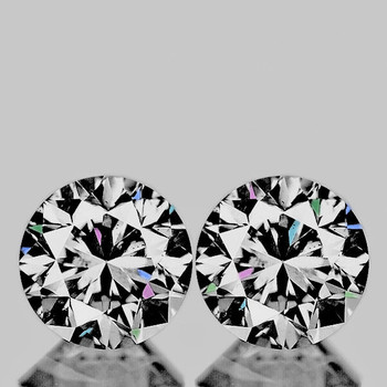 4.00 mm Round 2pcs Superb Luster Color DEF Natural White Diamond [VVS]-AAA GRADE