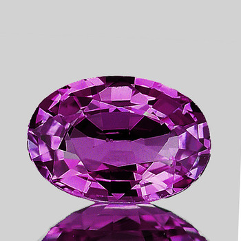 5x3 mm Oval {0.30ct} Natural Intense Pink Purple Sapphire [Flawless-VVS]