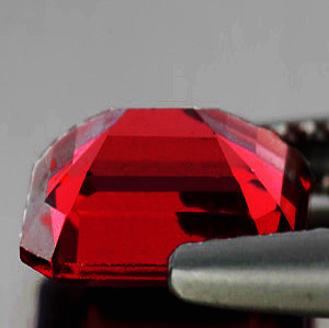 8x6 mm Octagon 1 piece AAA Fire Luster Natural Red Mozambique Garnet [Flawless-VVS]