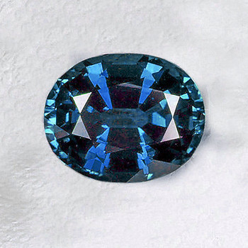 6x5 mm Oval 0.92ct Brilliant Luster Natural Blue Sapphire [Flawless-VVS]