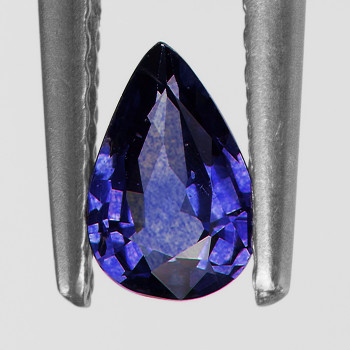 6x4 mm Pear {0.50ct} Fire Luster Natural Violet Blue Sapphire [Flawless-VVS]