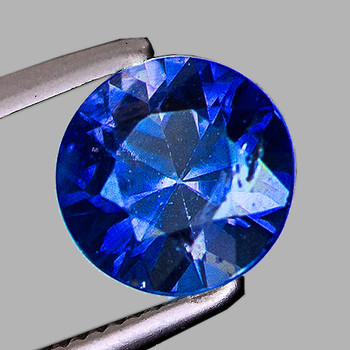 3.70 mm Round 0.22ct Sparkling Natural Intense Blue Sapphire [VVS]