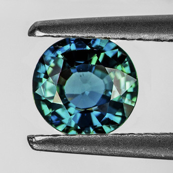3.70 mm Round 0.23ct Fire Luster Natural Green Blue Sapphire [Flawless-VVS]