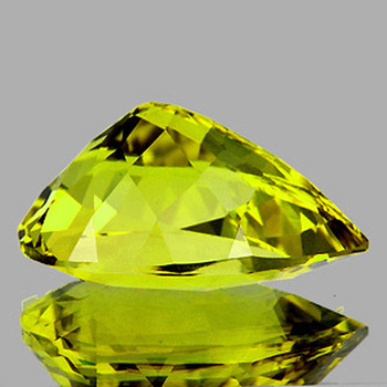 17x12 mm Pear 1 piece AAA Luster Natural Green Gold Lemon Quartz [Flawless-VVS]