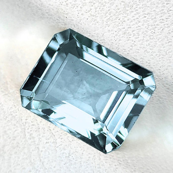 8x6 mm Octagon {1.42ct} Fire Luster Natural Santa Maria Blue Aquamarine [Flawless-VVS]