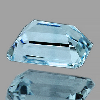 8x6 mm Octagon {1.27ct} Fire Luster Natural Santa Maria Blue Aquamarine [Flawless-VVS]