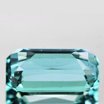 13.5x6.5 mm Octagon {3.38cts} Fire Luster Natural Brilliant Green Blue Aquamarine [VVS]