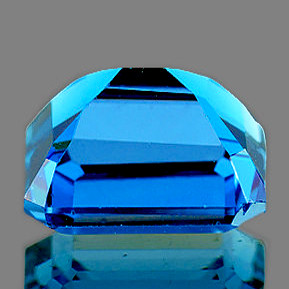 6x5 mm Octagon 1.12cts AAA Luster Natural London Blue Topaz [Flawless-VVS]
