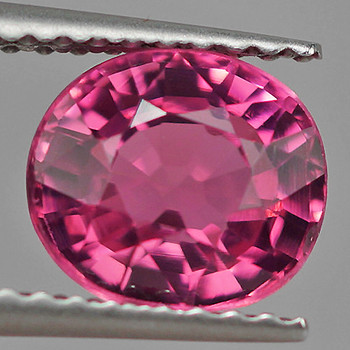 5.5x5 mm Oval 0.68ct Sparkling Natural Pink Tourmaline [Flawless-VVS]