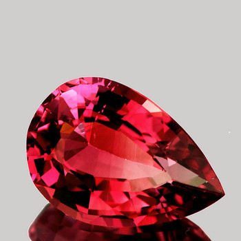 11.5x8 mm Pear {2.20ct} Sparkling Natural Deep Purple Red Tourmaline [Flawless-VVS]