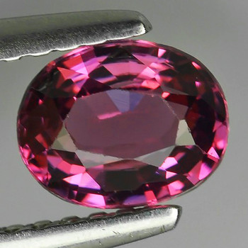 10x8 mm Oval {3.13cts} Sparkling Natural Brilliant  Pink Purple Tourmaline [Flawless-VVS]-Free Certificate
