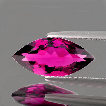 8x4 mm Marquise 0.42ct Natural Intense Pink Tourmaline [Flawless-VVS]