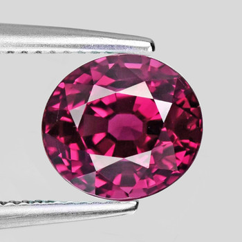 7x6.5 mm Oval {1.75ct} FIre Luster Natural Mahenge Intense Pink Malaya Garnet [Flawless-VVS]-Top Grade