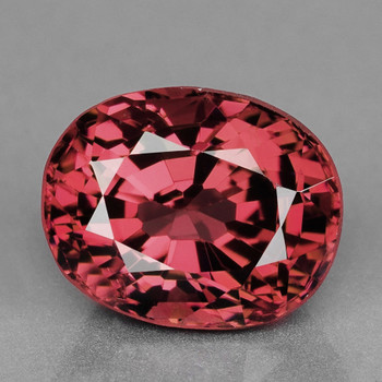 5x4 mm Oval {0.60ct} AAA Superb Luster Natural Intense Pink Orange Sapphire [Flawless-VVS] Rare Color