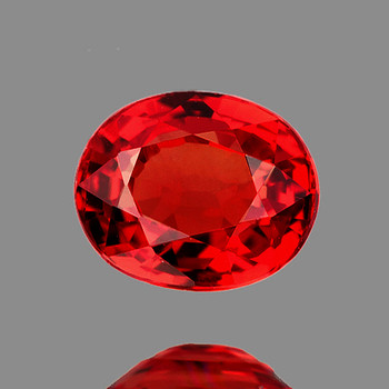 5.5x4.5 mm Oval {0.55ct} Top Luster Natural Intense Pink Red Sapphire [Flawless-VVS]