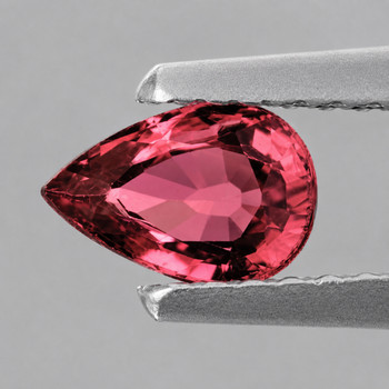 6x4 mm Pear 1 piece  AAA Superb Luster Natural Padparadscha Orange Sapphire [Flawless-VVS] Rare Color