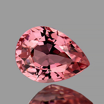 6x4 mm Pear {0.55ct} AAA Luster Natural Padparadscha Pink Sapphire [Flawless-VVS]