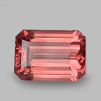 6x4 mm Octagon {0.79ct} AAA Superb Luster Natural Padparadscha Pink Sapphire [Flawless-VVS] Free Certificate