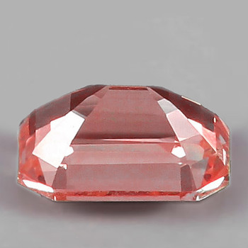 6x4 mm Octagon {0.79ct} AAA Superb Luster Natural Padparadscha Pink Sapphire [Flawless-VVS] Free Certificate