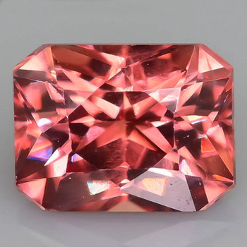 5x3.5 mm Octagon {0.56ct} AAA Superb Luster Natural Padparadscha Pink Sapphire [Flawless-VVS] Free Certificate