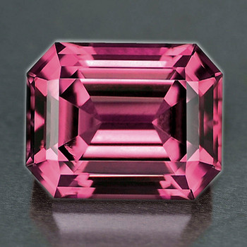 6.5x5 mm Octagon {1.40ct} Top Fire Natural Unheated Pink Zircon [Flawless-VVS]