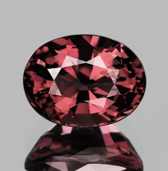 9x7 mm Oval {2.70ct} Top Fire Natural Unheated Intense Orange Pink Zircon [Flawless-VVS]