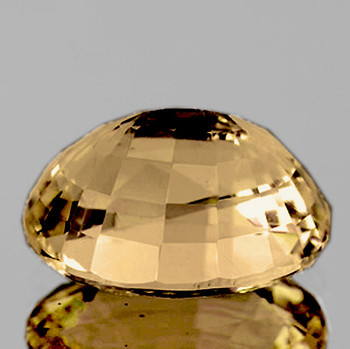 9x7 mm Oval {2.75ct} Top Fire Natural Unheated Golden Yellow Zircon [Flawless-VVS]