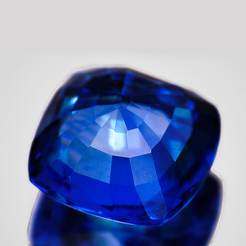 5.5x4.5 mm Cushion {0.82ct} AAA Luster Natural SriLanka Premium Royal Blue Sapphire [Flawless-VVS]