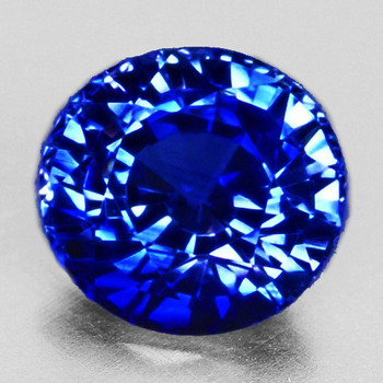 6x5 mm Oval {0.70ct} AAA Luster Natural SriLanka Premium Royal Blue Sapphire [Flawless-VVS]