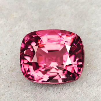 5.50 mm Cushion {0.85ct} Top Luster Natural Sparkling Reddish Pink Spinel [Flawless-VVS]