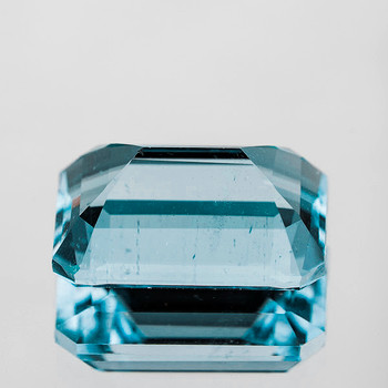 8.5x5.5 mm Octagon {1.15cts} Fire Luster Natural Brilliant Top Blue Aquamarine [Flawless-VVS]