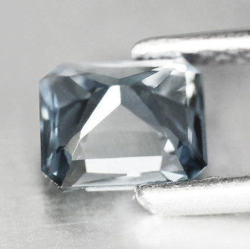 7x6 mm Octagon {1.55cts} Fire Luster Natural Blue White Aquamarine [Flawless-VVS]