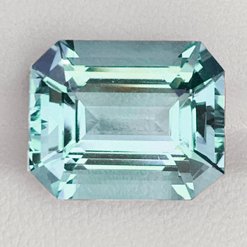 8.5x6.5 mm Octagon {1.88ct} Fire Luster Natural Blue Aquamarine [Flawless-VVS]