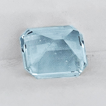 8.5x7 mm Octagon {1.90cts} Fire Luster Natural Blue Aquamarine [Flawless-VVS]